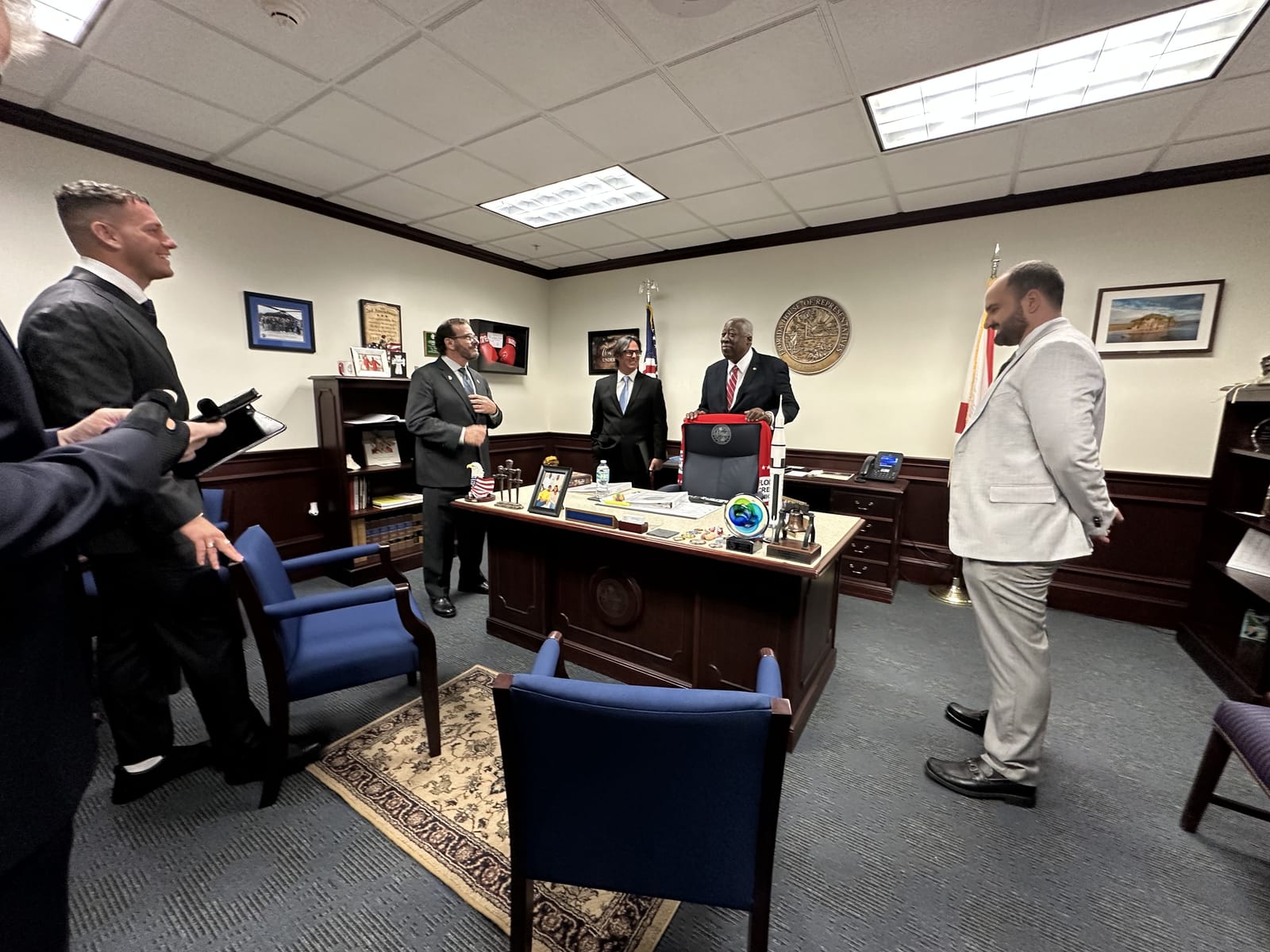 Blockchain Day at the Capitol: office visit